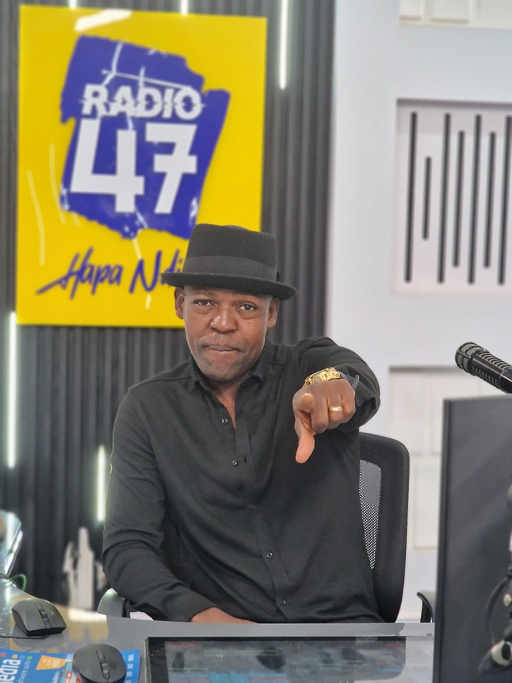 "Radio 47 is where I’ll end strong—with my game still at its peak says Mwakideu. Photo: Alex Mwakideu/Instagram