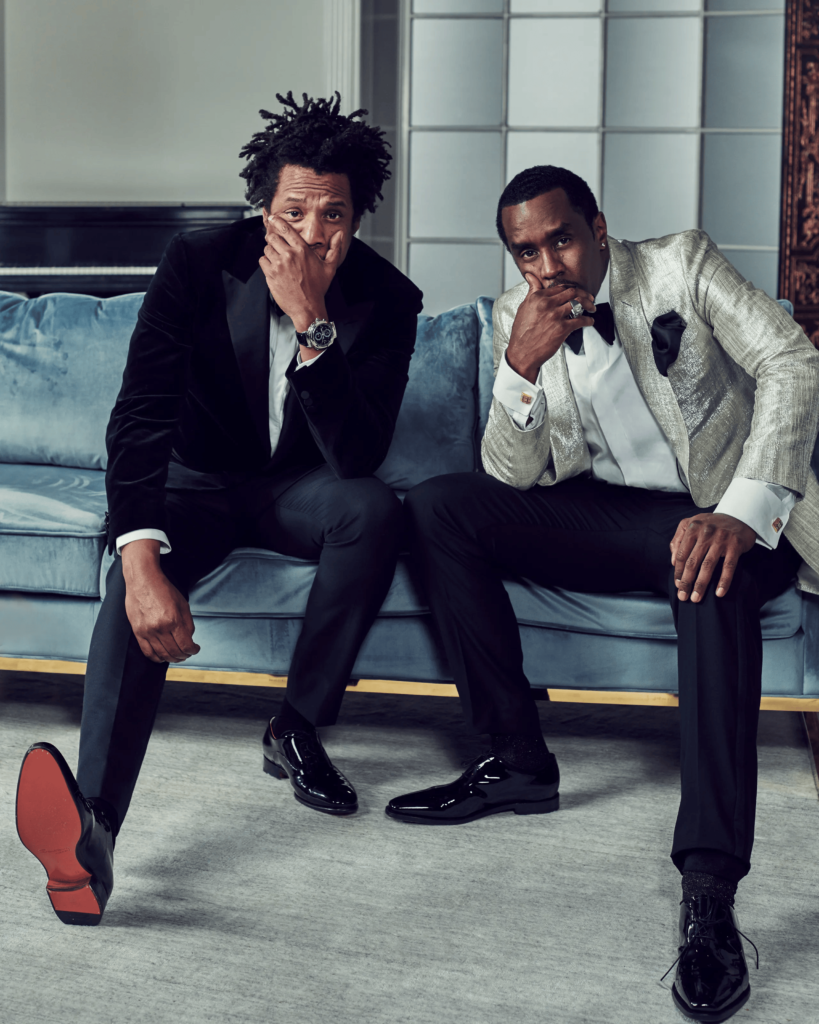 Jay-Z and Diddy are the wealthiest hip-hop moguls and now billionaires. Photo: Online