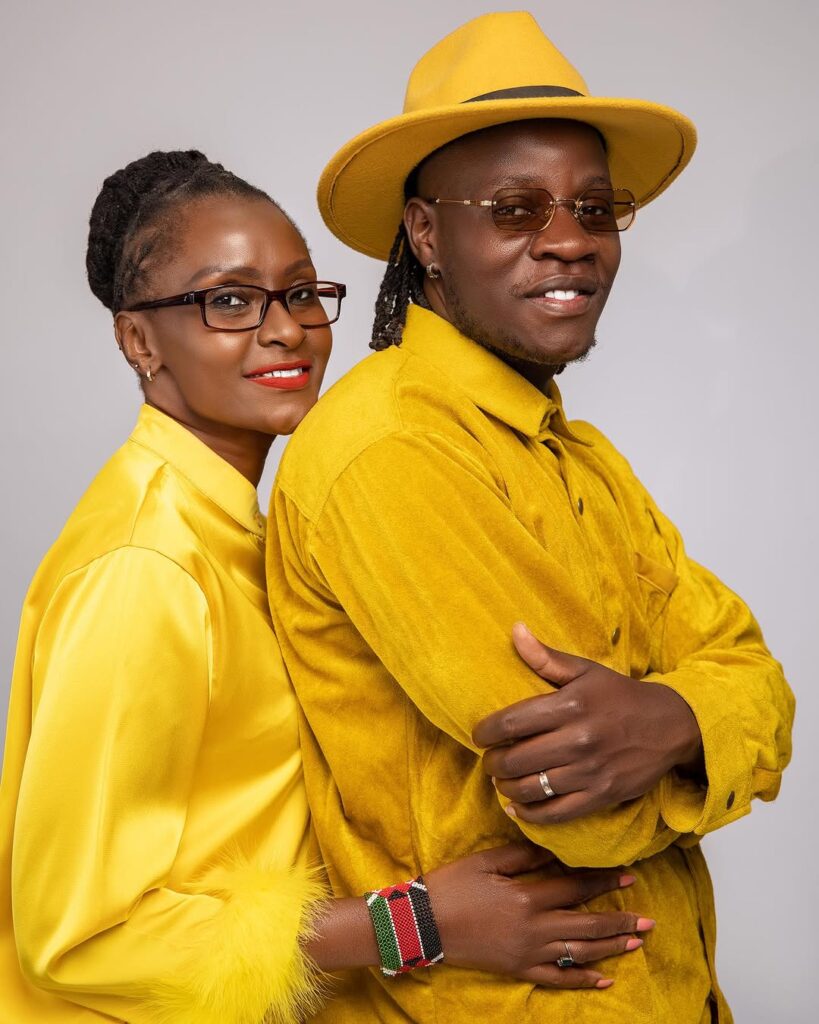 Guardian Angel says his wife Esther Musila is a whole package. Photo: Instagram
