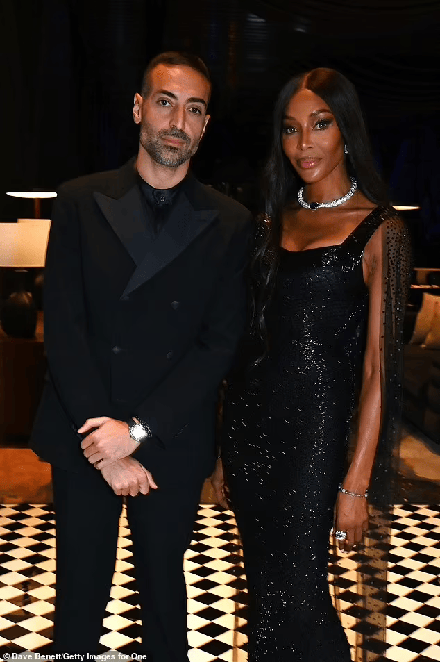 Naomi Campbell with close pal Mohammed Al Turki. Photo: Getty Images