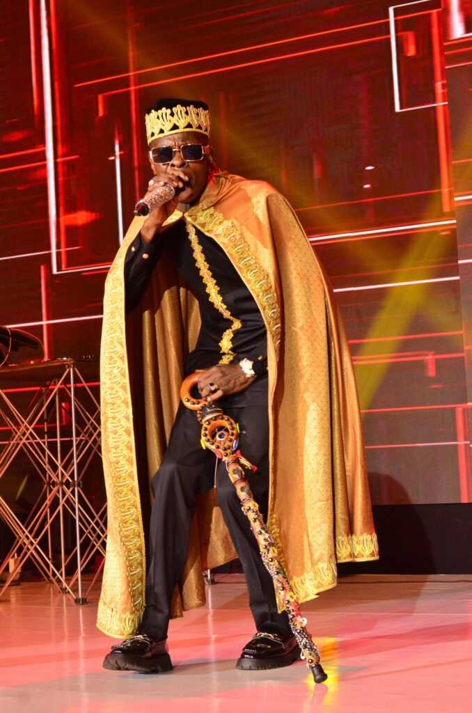 Ugandan musician Jose Chameleone performing at the Legends in Gold concert. Photo: Online