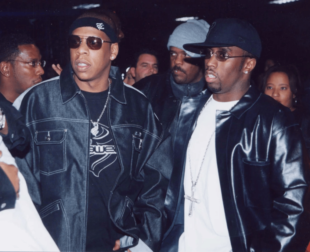 Jay-Z and Diddy, both record label owners back in 2000. Photo: Online