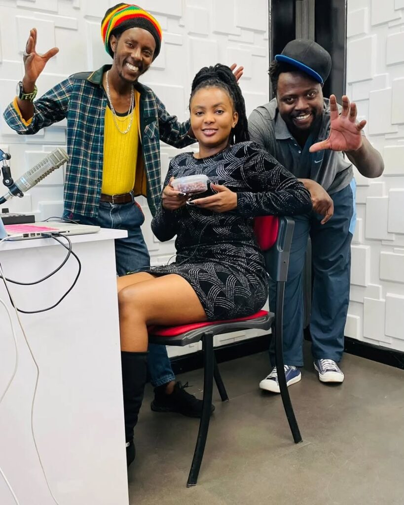 Mbusii, Lion Deh and DJ Nyce. Photo: Instagram