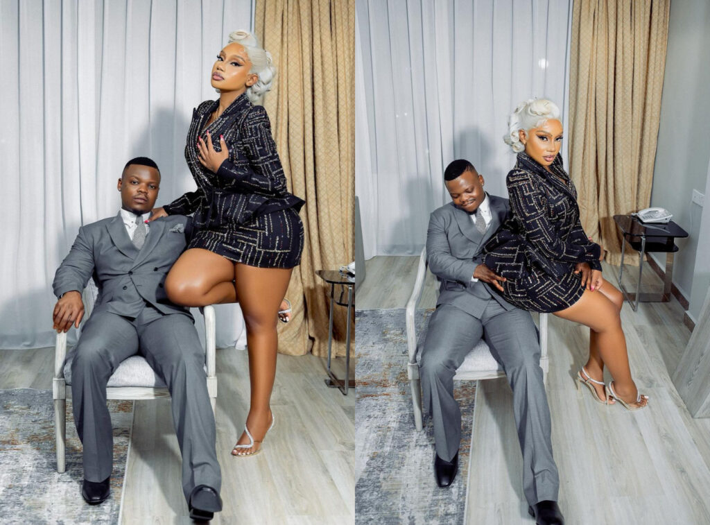 Harmonize and Poshy Queen. Photo: Instagram