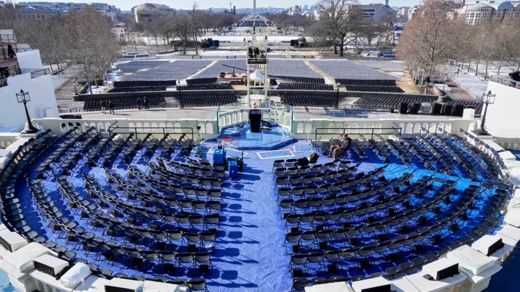 Trump’s inauguration will move inside the Capitol Rotunda because of intense cold weather. Photo: KGET.com