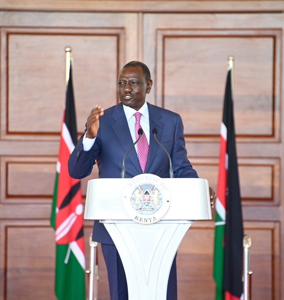 President William Ruto. Photo: X