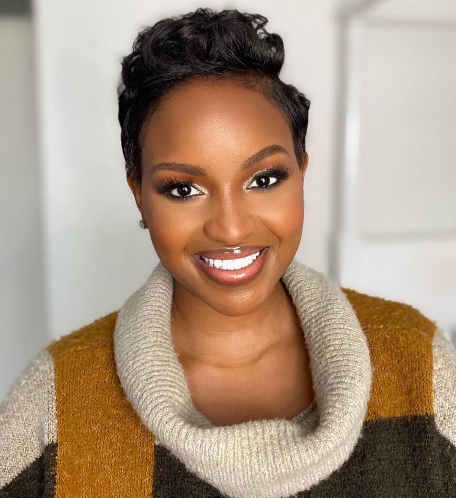 Media Personality Grace Msalame in her element rocking short haircut. Photo: Instagram