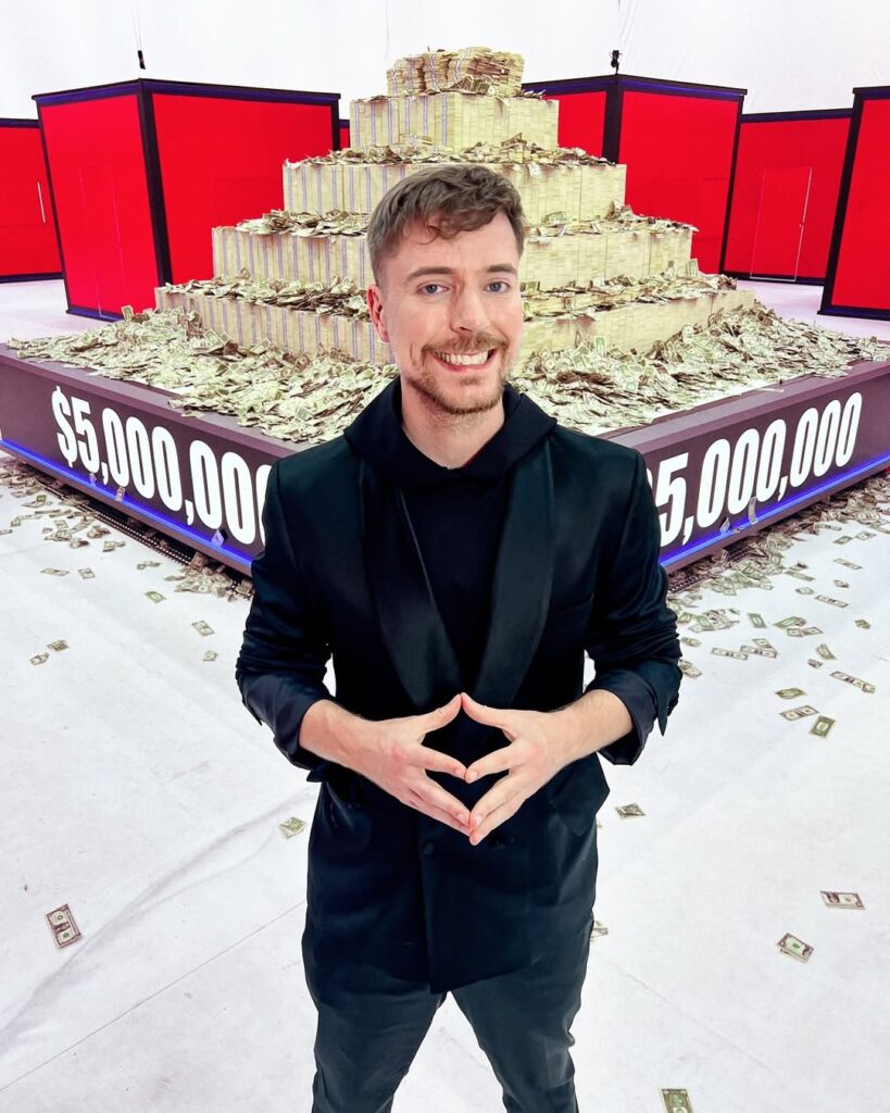 MrBeast is a popular YouTuber, philanthropist, and entrepreneur. Photo: Online