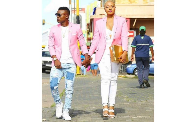 Harmonize and Jackie Wolper. Photo: Instagram