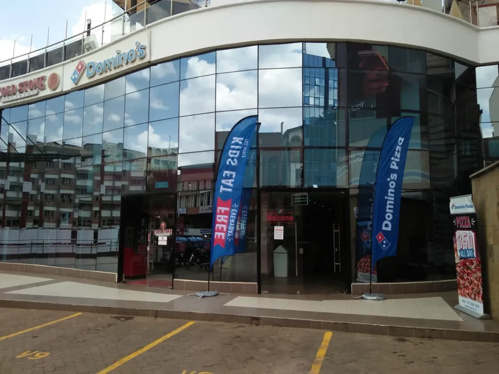Domino's Pizza and Cold Stone restaurant in Westlands. Photo: Online