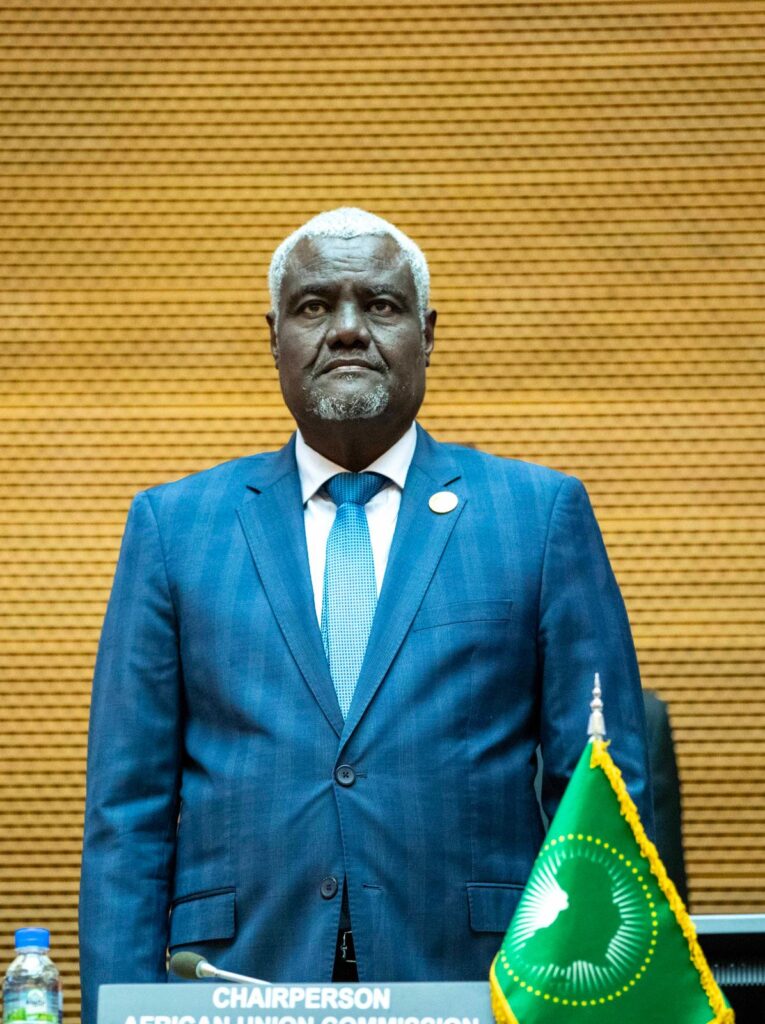 Outgoing AUC Chairperson Moussa Faki. Photo: X