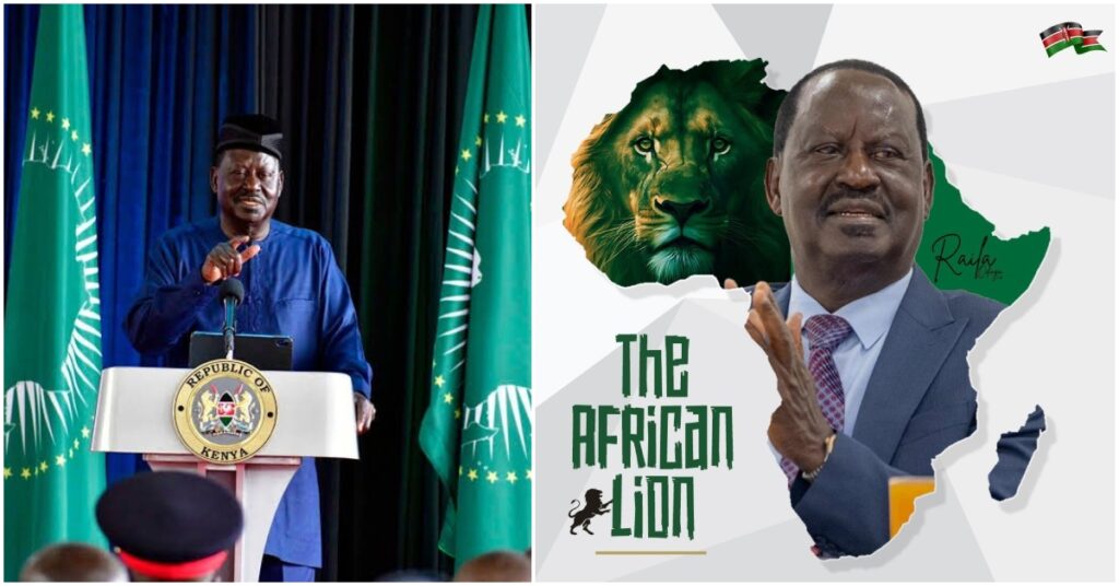 Raila Odinga proudly calls himself "The African Lion," whereas Gachagua, in contrast, describes him as "Africa’s Best.
