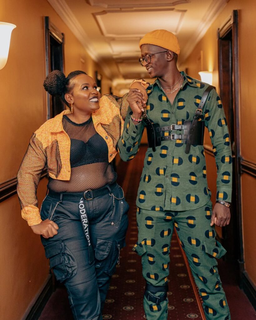 A photo is worth a 1000 words...Njugush and his wife Celestine Ndinda deep love and support for each others craft in unmatched. Photo: Instagram