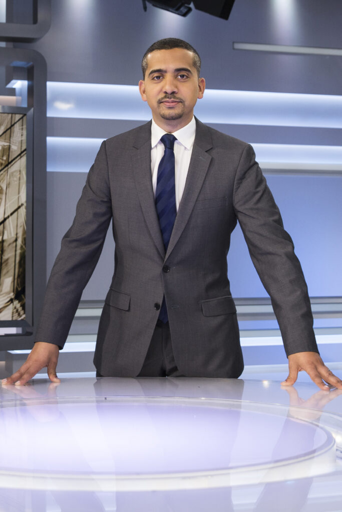 Award-winning British journalist Mehdi Hasan from Al-Jazeera. Photo: Online