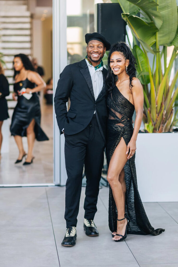 Meagan Good and Jonathan Majors. Photo: Online