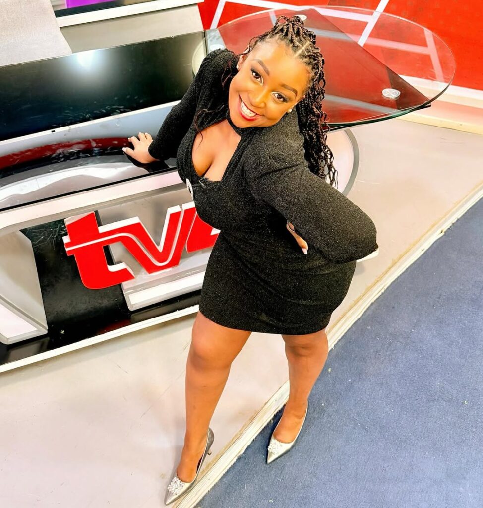 Betty Kyallo smiling at TV47 studios. Photo: Instagram 