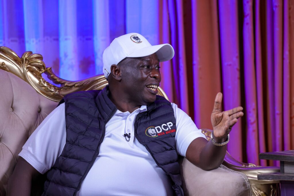 Rigathi Gachagua in an interview on Oga Obinna Show. Photo: X
