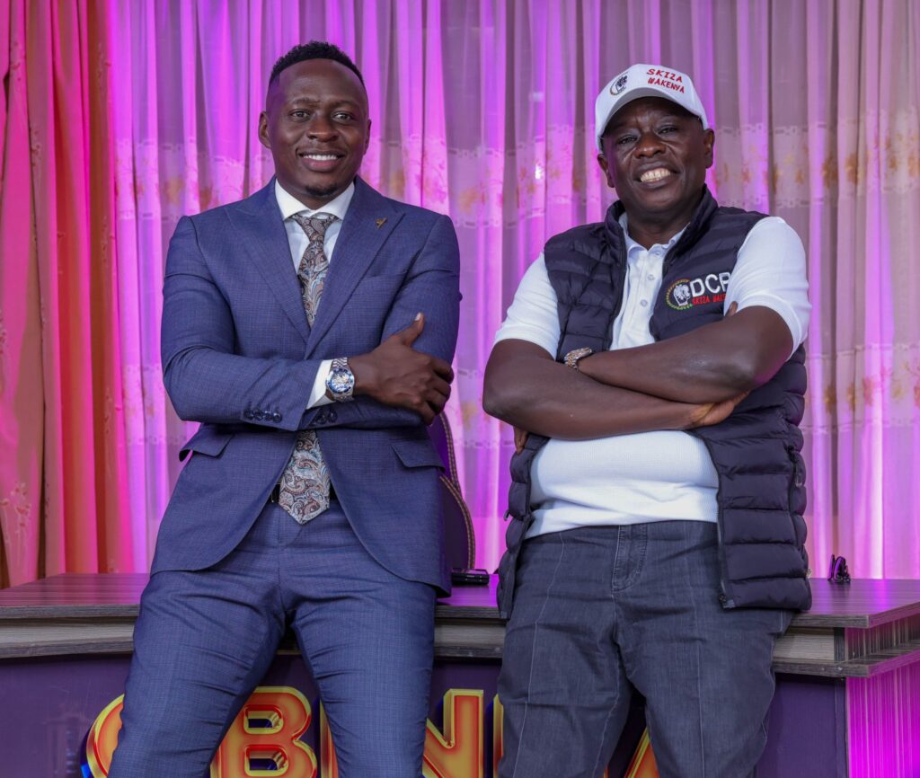 Rigathi Gachagua and Oga Obinna. Photo: X