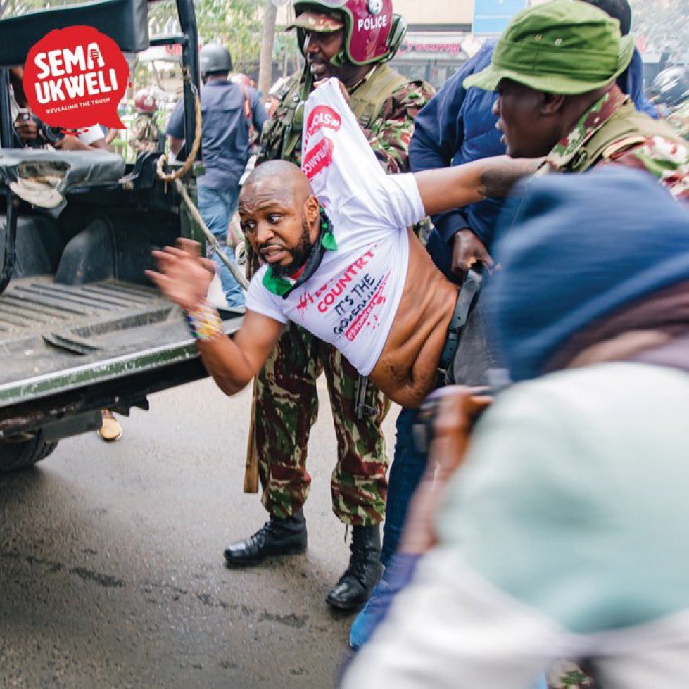 Activist Boniface Mwangi. Photo: X
