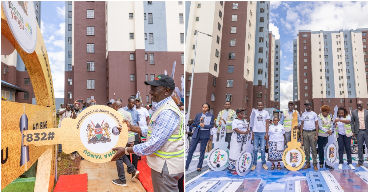 “A special day in my political life” – Emotional President Ruto hands over houses to 1,080 families in Mukuru, fulfilling a promise of dignity and hope