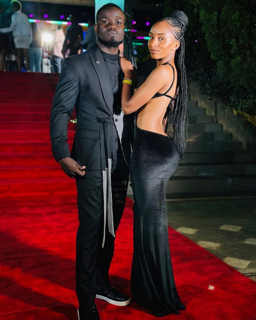 Lovers Mulamwah and Ruth K in a red carpet event. Photo: Instagram