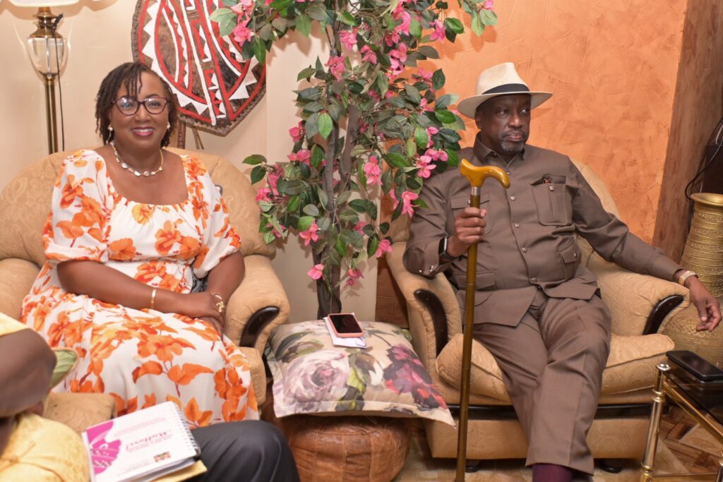 Kiprono Kittony with his beautiful wife. Photo: Faceboook/ Oscar Sudi