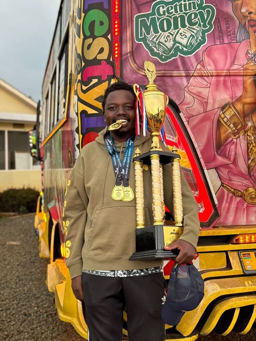 George Ruto is President William Ruto's son famed for owning over the top, flashy matatu's. Photo: X